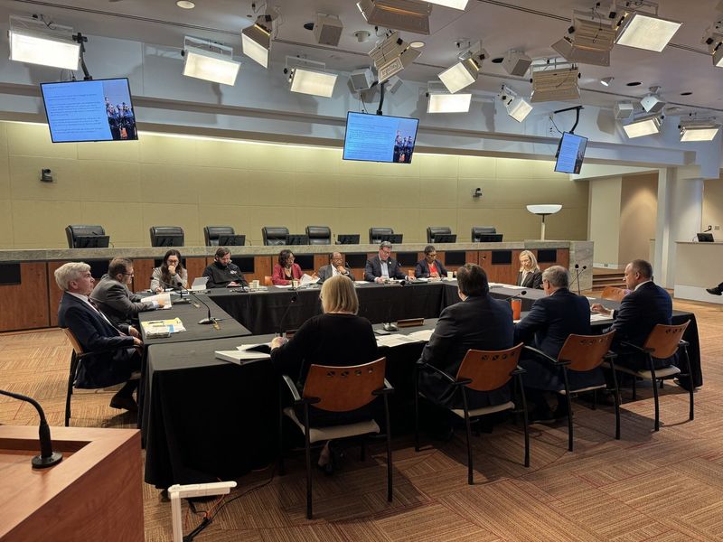 Tallahassee city commissioners listen to staff as they attend the first budget workshop of the year.