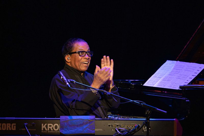 Herbie Hancock performs at a sold-out Pabst Theater in Milwaukee on Tuesday, April 2, 2024.
