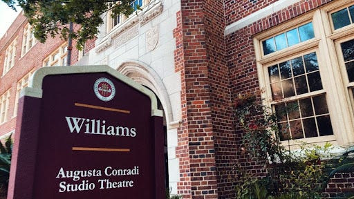 The Williams building houses FSU's department of English.