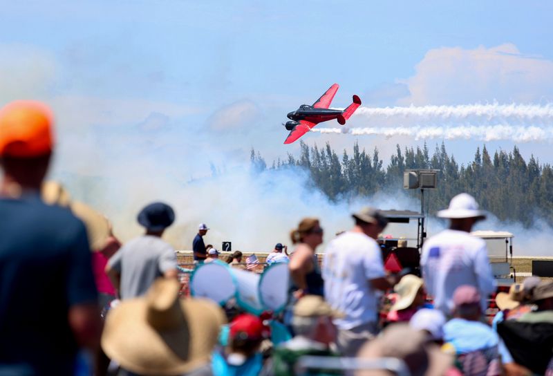 Thousands of people attend the Vero Beach Air Show, Saturday, May 4, 2024, at the Vero Beach Regional Airport.