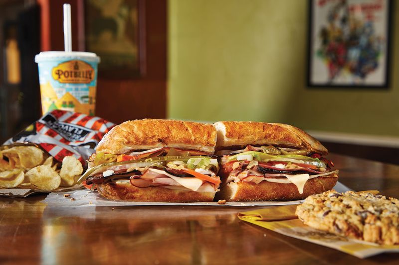 Potbelly's A Wreck sandwich.