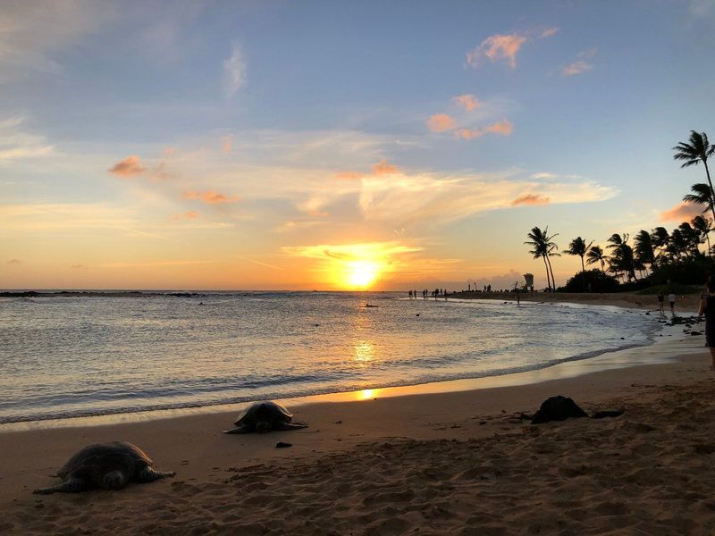 Hawaii's Poipu Beach on the island of Kauai ranked No. 1 on the list of the top 10 best US beaches put out annually by Stephen Leatherman, better known as "Dr. Beach."