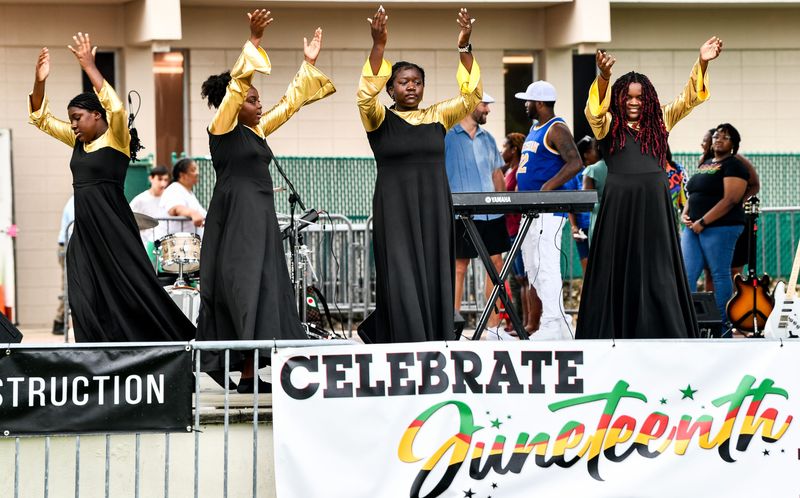 Crowds converge on Cocoa’s Riverfront Park to enjoy the music, food and performances during the Juneteenth Arts and Cultural Festival Saturday, June 15, 2024. Craig Bailey/FLORIDA TODAY via USA TODAY NETWORK