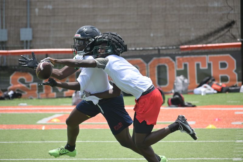 James Colzie III hosted his first prospect camp as Florida A&M's head football coach at Bragg Memorial Stadium. Over 200 high schools campers showed up to perform at FAMU's football facilities in Tallahassee, Florida.