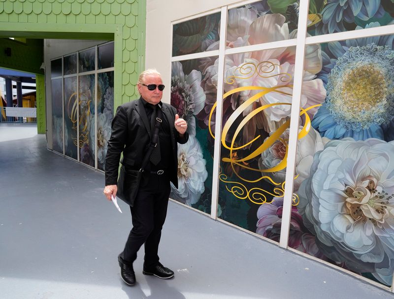 Robert Allen, corporate director of design and decor for the Crystal Ballroom, showed off the wedding and events venue in Ocean Walk Shoppes in 2024.