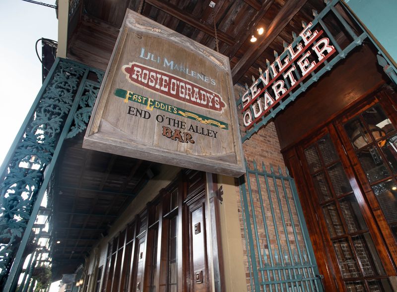 Exterior of Seville Quarter in downtown Pensacola on Monday, July 29, 2024.
