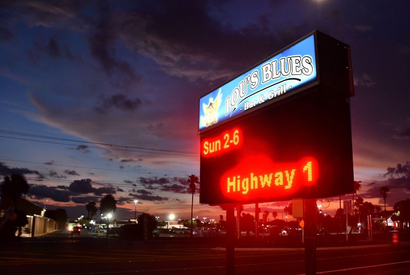 Lou’s Blues Bar and Grill at 3191 N. Highway A12A, in Indialantic, something different every night, known for their live music.