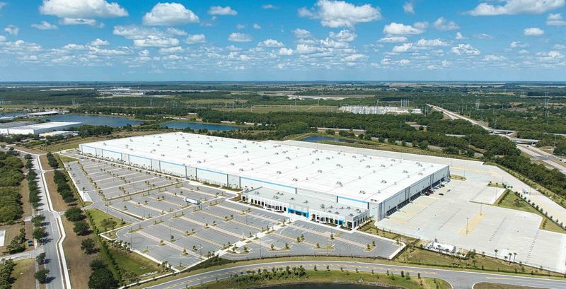 Amazon warehouse at Midway Road and LTC Parkway in St. Lucie County in April 2024.