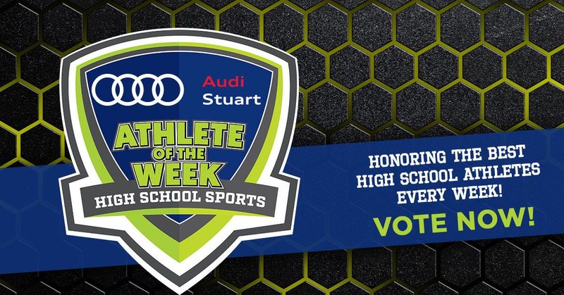 Audi Stuart will be the presenting sponsor for TCPalm's Athlete of the Week for the 2025-26 school year.