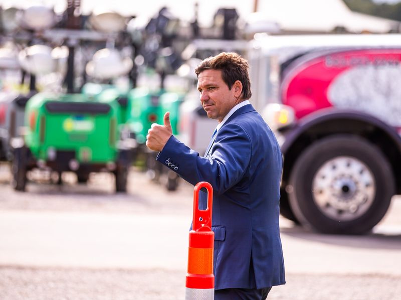 Gov. Ron DeSantis in Ocala in October 2024.