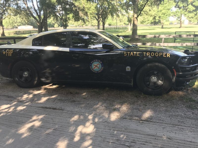 A Florida Highway Patrol cruiser