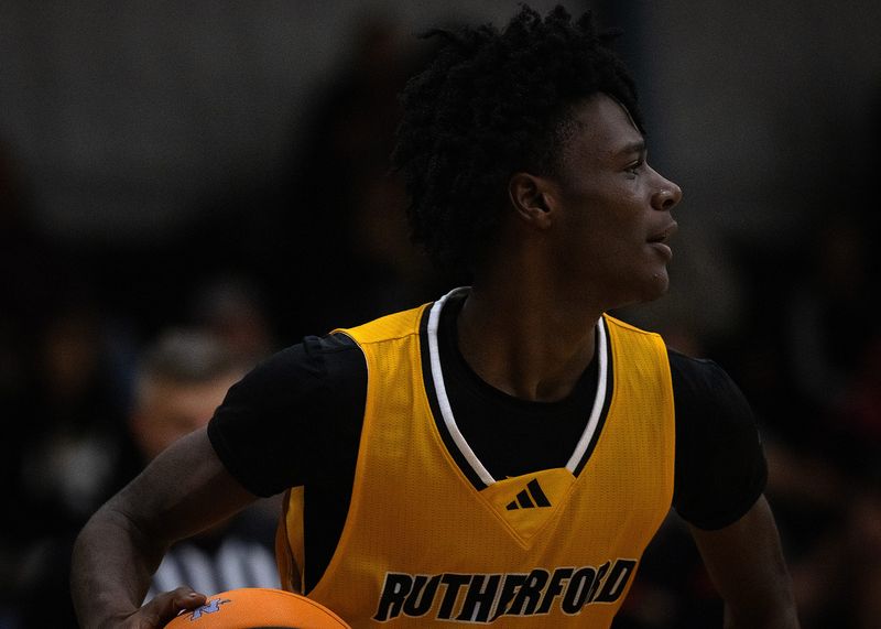 Rutherford plays North Bay Haven in Panama City, Fla., Nov. 19, 2024. Rutherford won the season opener 47-31. (Tyler Orsburn/News Herald)