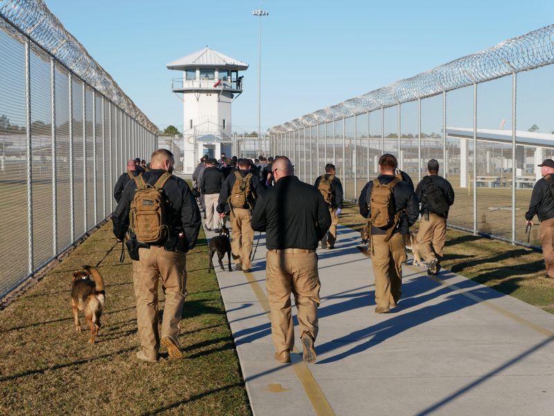 The Florida Department of Corrections joined state agency partners from the Florida Department of Law Enforcement (FDLE), Florida Highway Patrol (FHP) and the Suwannee County Sherriff’s Office to conduct a targeted and unannounced mass search of Suwannee C.I.