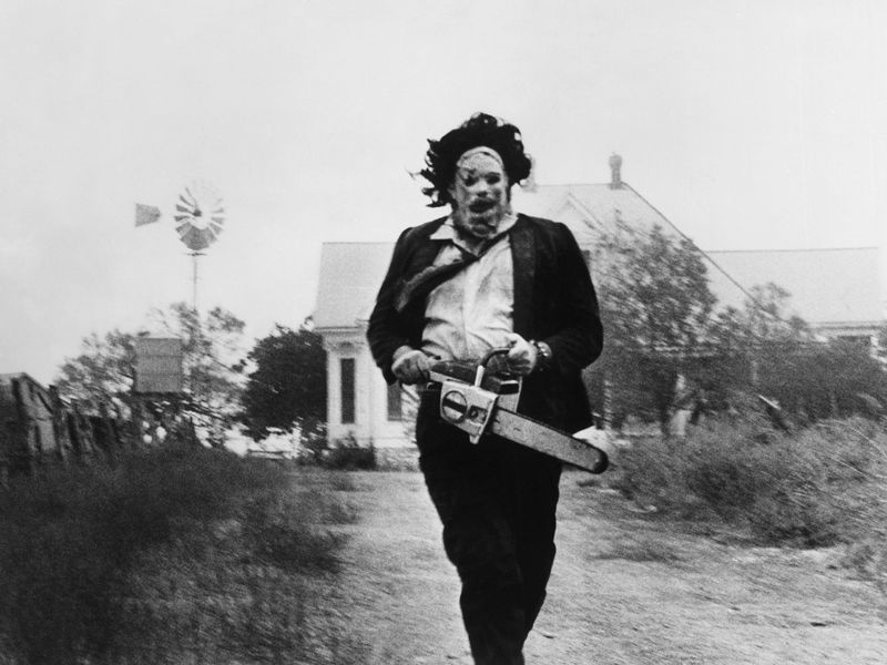 Courtesy Everett Collection
Gunnar Hansen seeks more furniture stock in The Texas Chainsaw Massacre.
Gunnar Hansen in a scene from the 1974 motion picture 'The Texas Chainsaw Massacre.' Credit: Courtesy Everett Collection Licensed for 1-time use in USA TODAY flashback for 10/18/15. Additional use requires licensing. [Via MerlinFTP Drop]