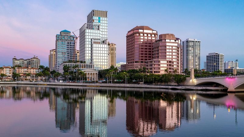 The city skyline on June 21, 2024, West Palm Beach, Florida.