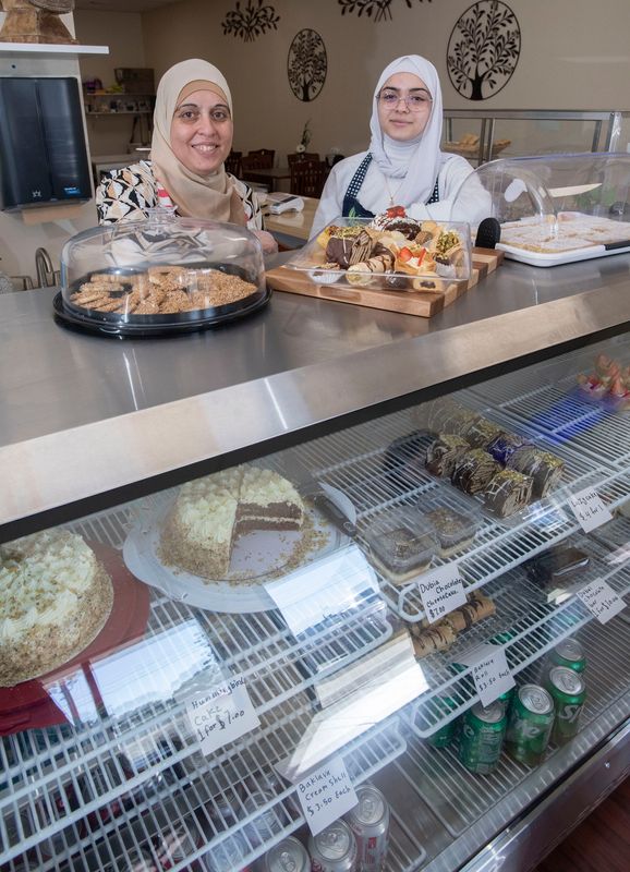 Fartuma Matouk and her daughter Balqees Saleh operate Pace's newest bakery, Rosa's Pastry. The new bake shop opened in late 2024 and features a variety of Middle Eastern sweets and desserts.