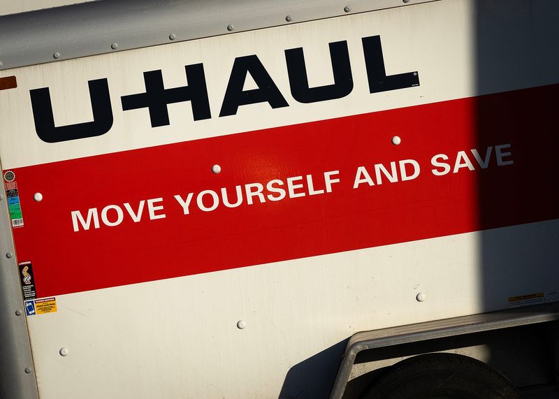 A moving trailer is seen at the U-Haul center on W. 15th St. in Panama City, Fla., Jan. 5, 2024. U-Haul said Panama City had the 21st highest in-migration for U.S. cities outside of major metro areas in 2024. (Tyler Orsburn/News Herald)