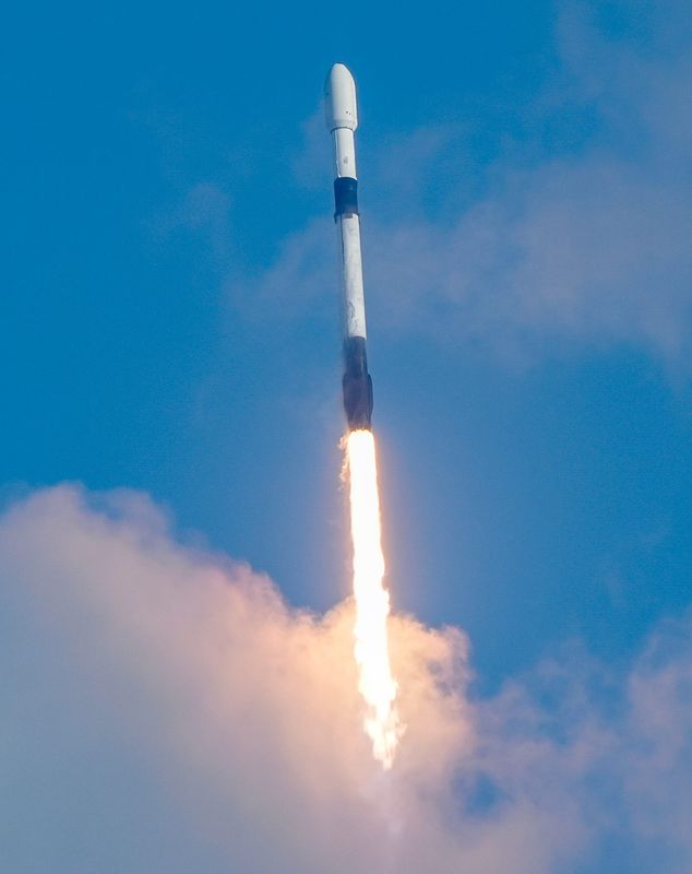 A SpaceX Falcon 9 rocket lifts off from Cape Canaveral Space Force Station Monday, January 6, 2025. The rocket is carrying 24 Starlink satellites Craig Bailey/FLORIDA TODAY via USA TODAY NETWORK