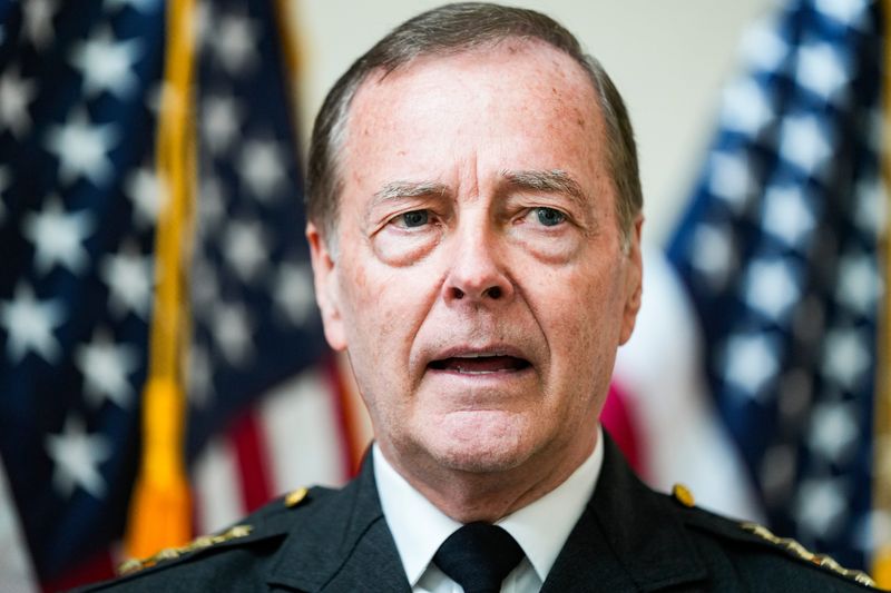 Collier County Sheriff Kevin Rambosk, shown in this file photo, praised parishioners for their quick thinking when they reported an armed individual threatening their church on Sunday, July 6, 2025.