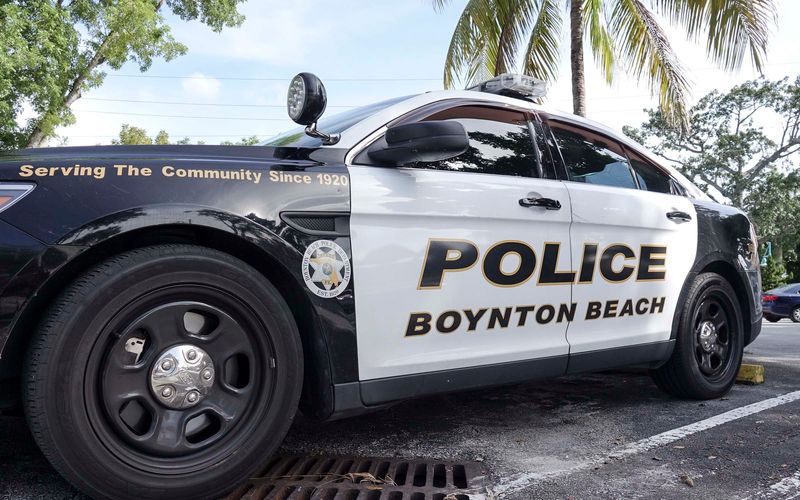 Boynton Beach Police vehicle.