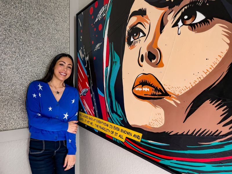 Kellie Gerardi in a portrait at her home in Jupiter, Fla., on January 31, 2025.