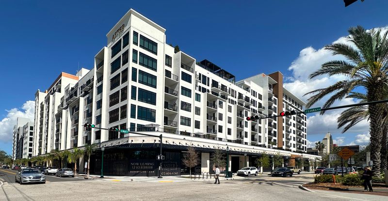 Aster & Links, at 1991 Main St. in downtown Sarasota, consists of two separate, luxury apartment buildings, each with it’s own style.