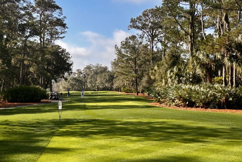 The tee of the par-5 second hole of the Players Stadium Course at TPC Sawgrass has been moved back and slightly to the left.