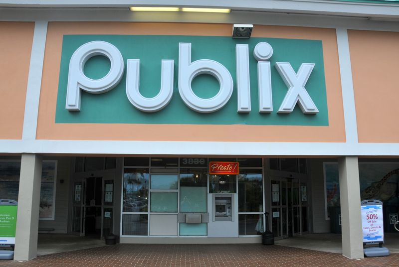 The Publix store in Melbourne Beach where a winning billion-dollar Powerball ticket was sold.