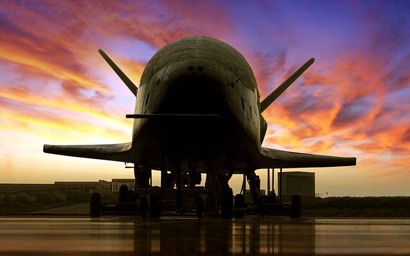 The secret X-37B was built by Boeing for the U.S. Space Force / Air Force.
