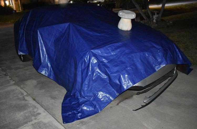 Florida Highway Patrol troopers on Sunday, Feb. 23, 2025, impounded the car suspected in the Friday, Feb. 21, 2025, deadly hit-and-run in Lehigh Acres.
