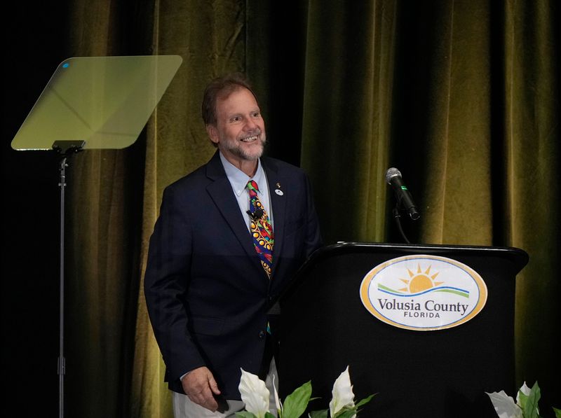 County Chair Jeff Brower State of the County Address at the Ocean Center in Daytona Beach, Tuesday, Feb. 25, 2025.