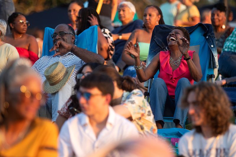 Earth, Wind & Fire performs at the Capital City Amphitheater at Cascades Park on Wednesday, Sept. 21, 2022 in Tallahassee, Fla.