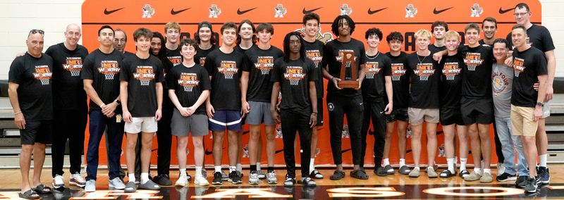 The Sarasota Sailor basketball team celebrated their recent 2025 7A Regional Championship with a net-cutting and trophy presentation ceremony on Tuesday March 4, 2025, at Sarasota's Edward F. Howell Gymnasium before the team heads into the Final Four in Lakeland, Florida. Teamwork, commitment, discipline, hard work, perseverance, and resilience, that the players, will take with them of the rest of their life.