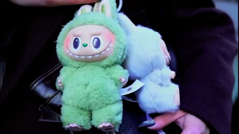 Some collectors attach their Labubus to bookbags or purses.