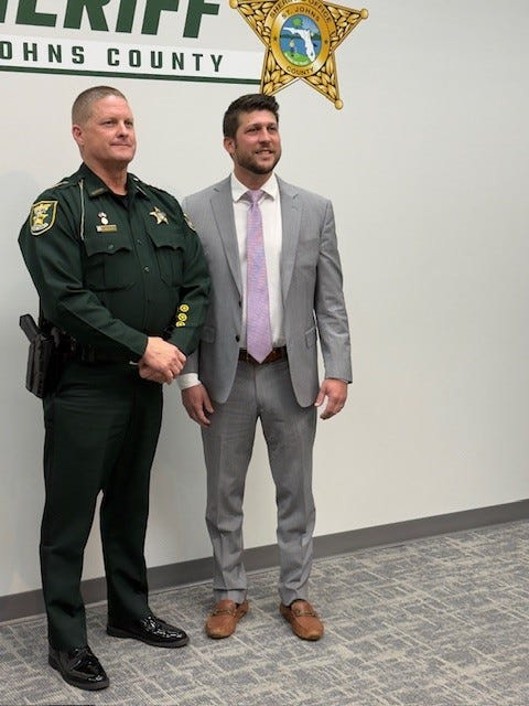 Sheriff Robert Hardwick and Florida Attorney General James Uthmeier