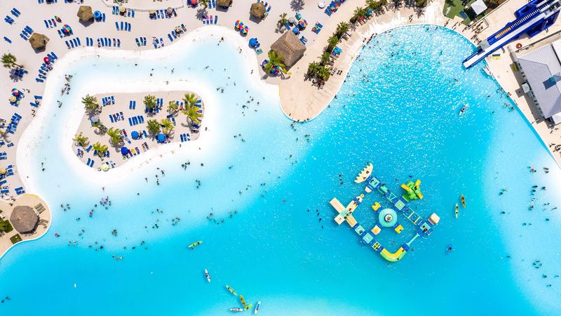 An aerial image of Epperson Lagoon in Wesley Chapel has been used to showcase what Diamond Springs, Duval County's first Lagoon community, could look like when it opens in 2025.