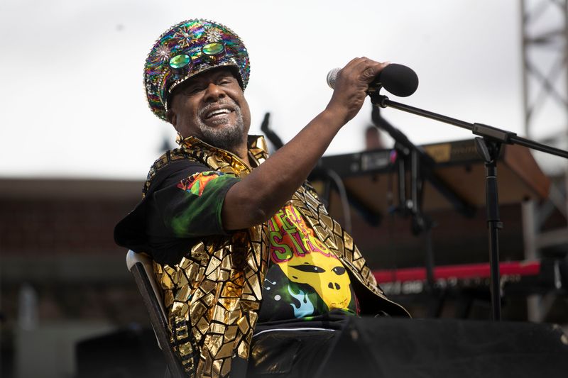 George Clinton and members of P-funk, who are celebrating their 70th anniversary, performed alongside Danny Bedrosian at the annual Word of South festival at Cascades Park Saturday, April 5th, 2025. George Clinton returns to 2026 Word of South on April 25.
