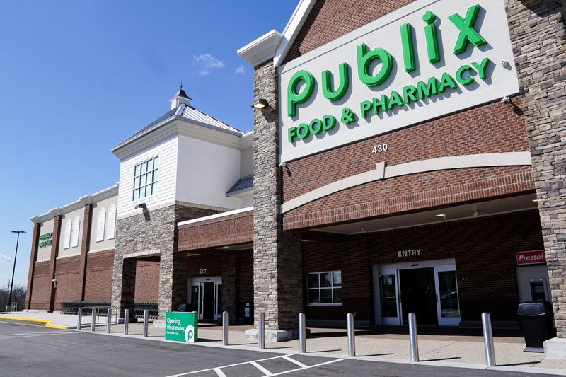 The outside of Publix, Monday, March 24, 2025, at Publix in Walton, Ky.