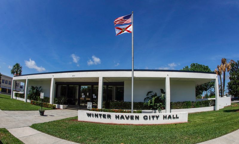 Winter Haven City Hall in Winter Haven, Florida.