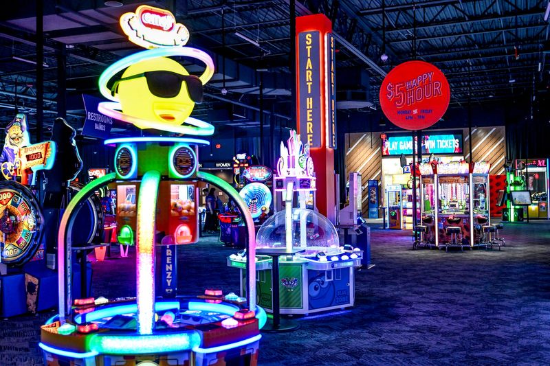 A view of the arcade at Dave & Buster's on Wednesday, April 23, 2025, in Lansing Township.