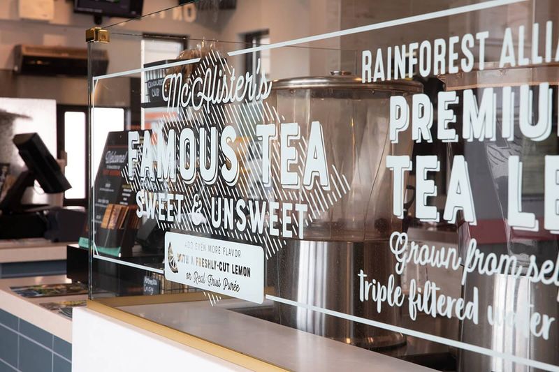 A look at how the counter will look at McAlister's in Shelby.