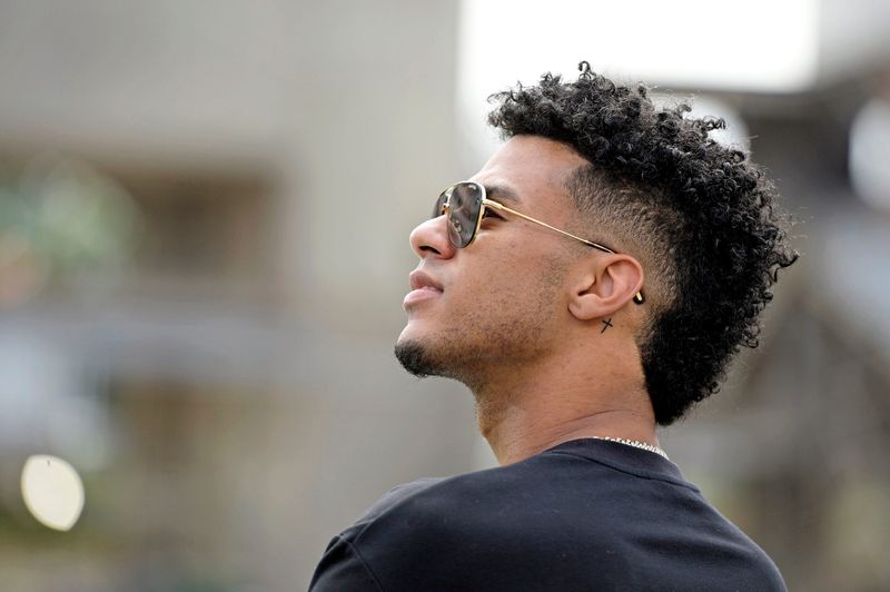 Apr 20, 2024; Tallahassee, Florida, USA; Florida State Seminoles quarterback Jordan Travis (13) enjoys the Spring Showcase at Doak S. Campbell Stadium. Mandatory Credit: Melina Myers-USA TODAY Sports