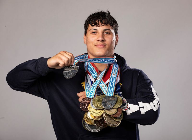 All County Weightlifting - Lake Wales High School - Josh Canet Monday May 5 , 2025 in Lakeland Fl. 
Ernst Peters/The Ledger