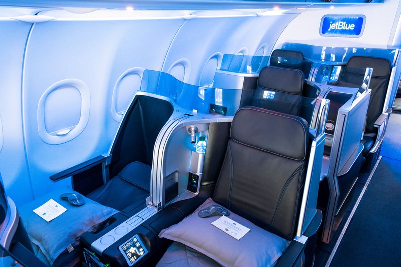 JetBlue's original Mint business class seating