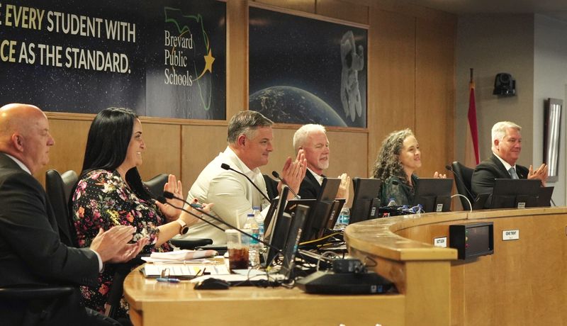 On May 6, former "South Park" and "Mad TV" writer Toby Morton launched brevardschoolboard.com, a satirical website parodying the five members of Brevard's school board and Superintendent Mark Rendell.