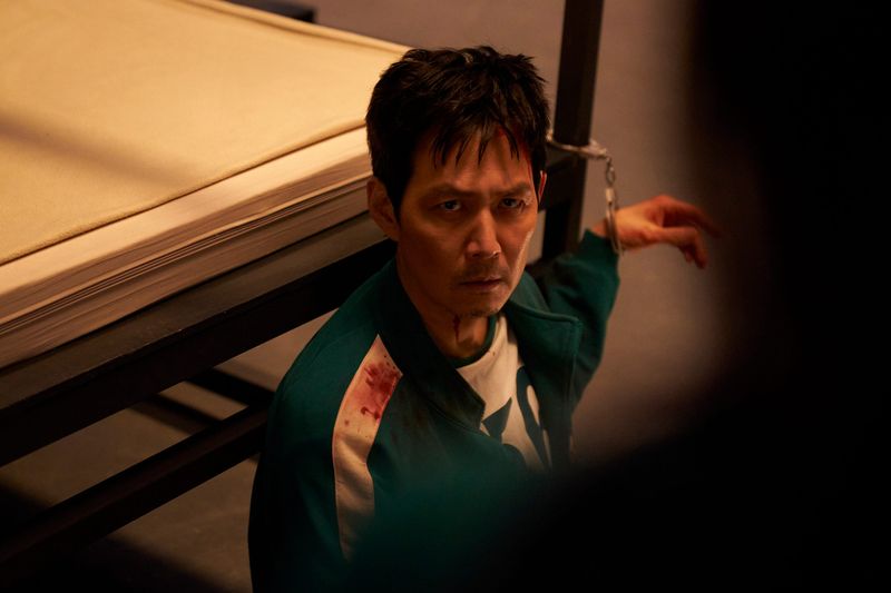 Lee Jung-jae as Sung Gi-hun in "Squid Game" Season 3.