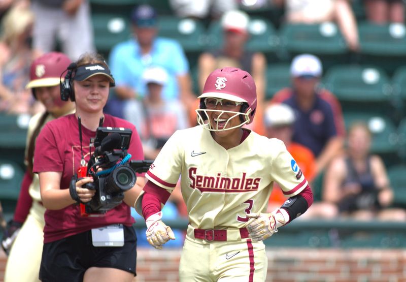 FSU softball faces Auburn in the NCAA Regional Championship game at JoAnne Graff field at Seminole Softball Complex on May 18, 2025