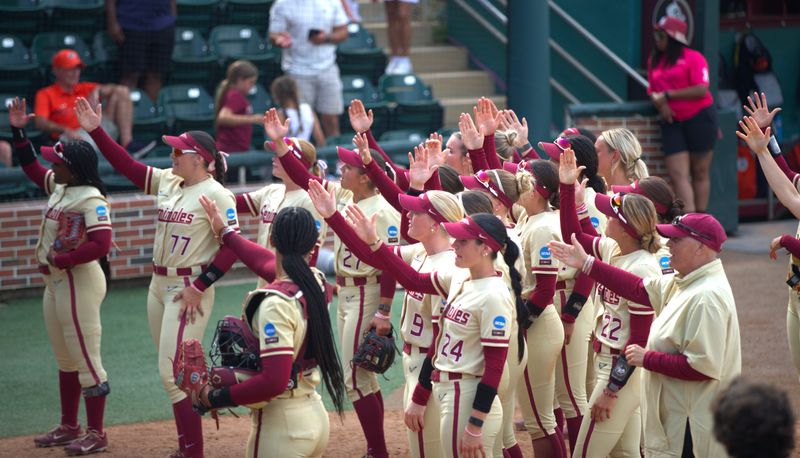 Florida State softball beat Auburn 4-0 to win the NCAA Tallahassee Regional title on Sunday, May 18, 2025 at Seminole Softball Complex