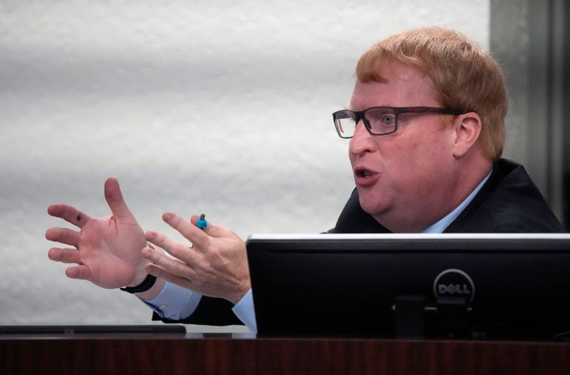 Former Manatee County School District Jason Wysong speaking during his termination meeting in May. The School District of Manatee County board leaders will begin searching for Wysong's successor in the coming weeks.