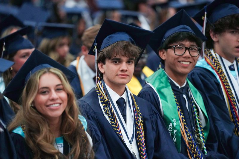 William T. Dwyer graduation ceremony at the South Florida Fairgrounds on May 22, 2025 in suburban West Palm Beach, Florida.